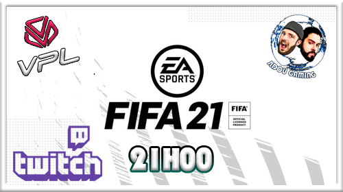 ⚽LIVE 21H00 VPL CLUB PRO FIFA⚽
Hello la Team ! Ce soir 21H00 en direct sur twitch.tv/jidougaming
🎆CLUB PRO FIFA 21🎆
🎆BAM FC! VPL!🎆
Compétition FIFA! 
@BAM_FC_officiel @bam_papy <a href="/BamKikitos/">Kikitos</a> <a href="/blondel_alan/">Alan Blondel</a> @BAM_Ne0 <a href="/PetitsStreams/">SoutienPetitsStreams</a> <a href="/HyogA_80/">Clément HyogA 🇫🇷 ⚽⭐⭐⚪️⚫️Ⓜ️</a> <a href="/DockerS08/">Ld0ckS 🇧🇪</a> @RTStreamee <a href="/PChicoteur/">PetitChicoteur</a>