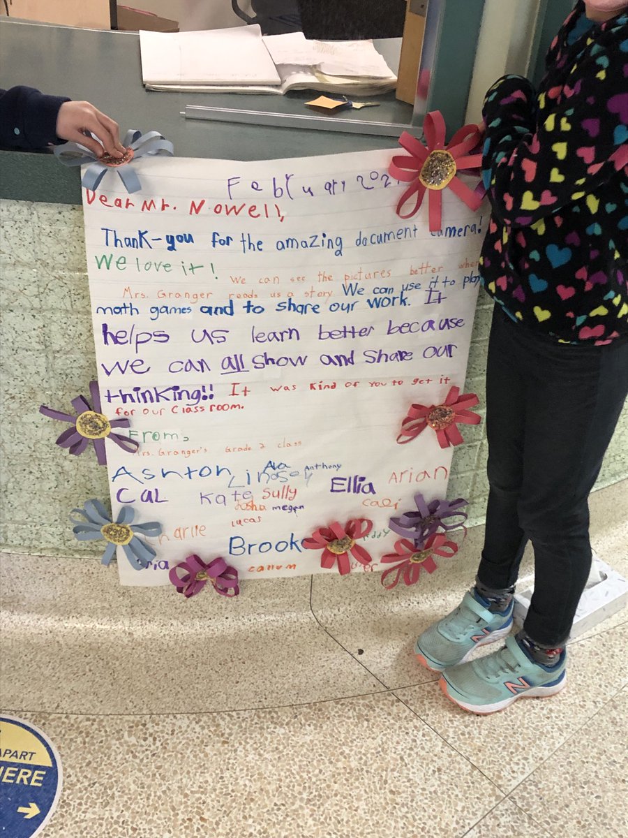 Feeling the love from Mrs Granger’s Grade 2 class. I’m so glad our staff and students use document cameras and other technologies to enhance their learning experiences ⁦<a href="/southwoldtvdsb/">Southwold P.S.</a>⁩ ⁦<a href="/TVDSB/">Thames Valley DSB</a>⁩