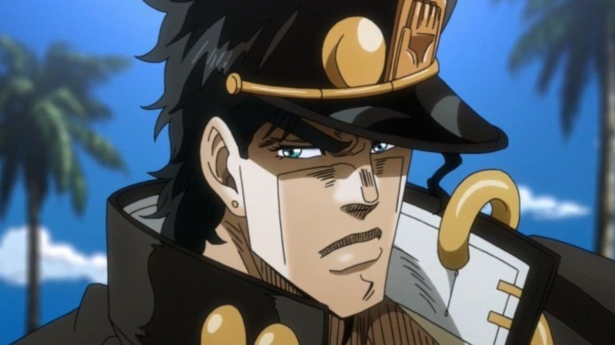 très réussi quoi qu'on dit pour l'appréciation ce sont les goûts & couleurs.Savez vous pourquoi la casquette de Jotaro à l'air de fusionner avec ses cheveux ?Pour la simple et bonne raison qu'Araki a voulu que le personnage soit très reconnaissable même de dos.