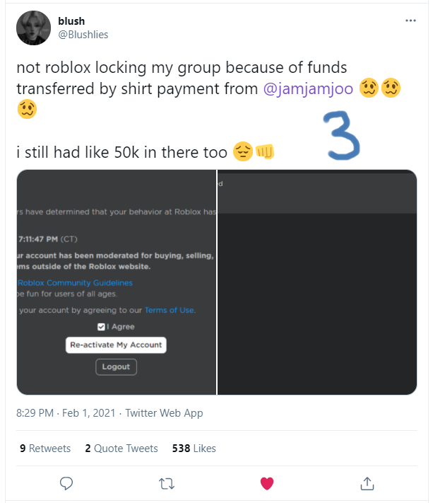 Miracledrops On Twitter Please Do Not Take Shirt Commissions Roblox Locked My Group With 100k Funds And Refuses To Unlock It This Also Has Happened To Many Others Please Be Safe Https T Co Sufm56y2bc - shirt commissions roblox locked roblox locked group Miracledrops On Twitter Please Do Not Take Shirt Commissions Roblox Locked My Group With 100k Funds And Refuses To Unlock It This Also Has Happened To Many Others Please Be Safe Https T Co Sufm56y2bc - roblox locked group