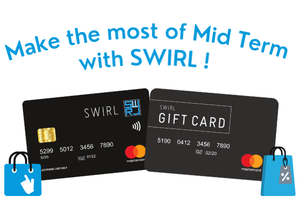 SWIRL_Card's tweet image. Top up today and make the most of mid term offers ! Top up online through your SWIRL account, in Payzone stores nationwide or by bank transfer. 
Using your SWIRL card to make payments online will help to protect your funds against fraud and scams.