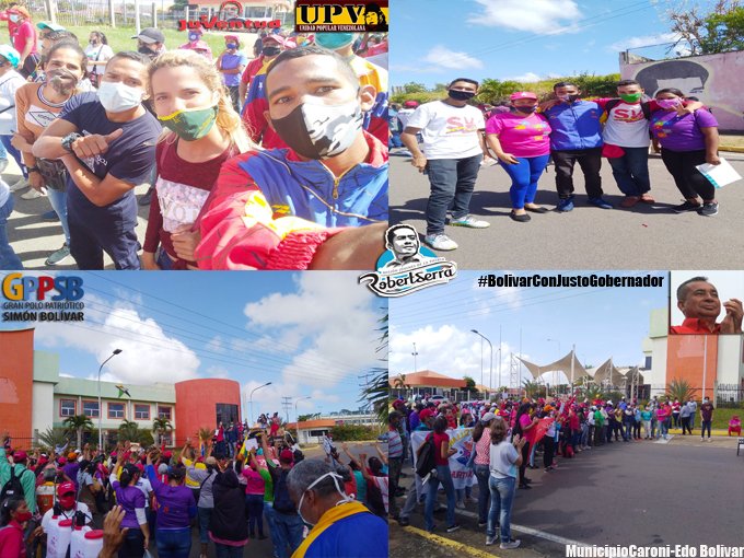 JoseAnzolaJpsuv's tweet photo. #17Feb Desde el Estado Bolivar , Municipio Caroní, GPPSB, @JuventudPSUV , #JUPV, #RobertSerra Presente en la Concentración, en apoyo y respaldo a nuestro Gobernador
@GobJustoNoguera. #BolivarConJusto
#DispositivoCarnavalesBioseguros https://t.co/fxOEXQBnfP