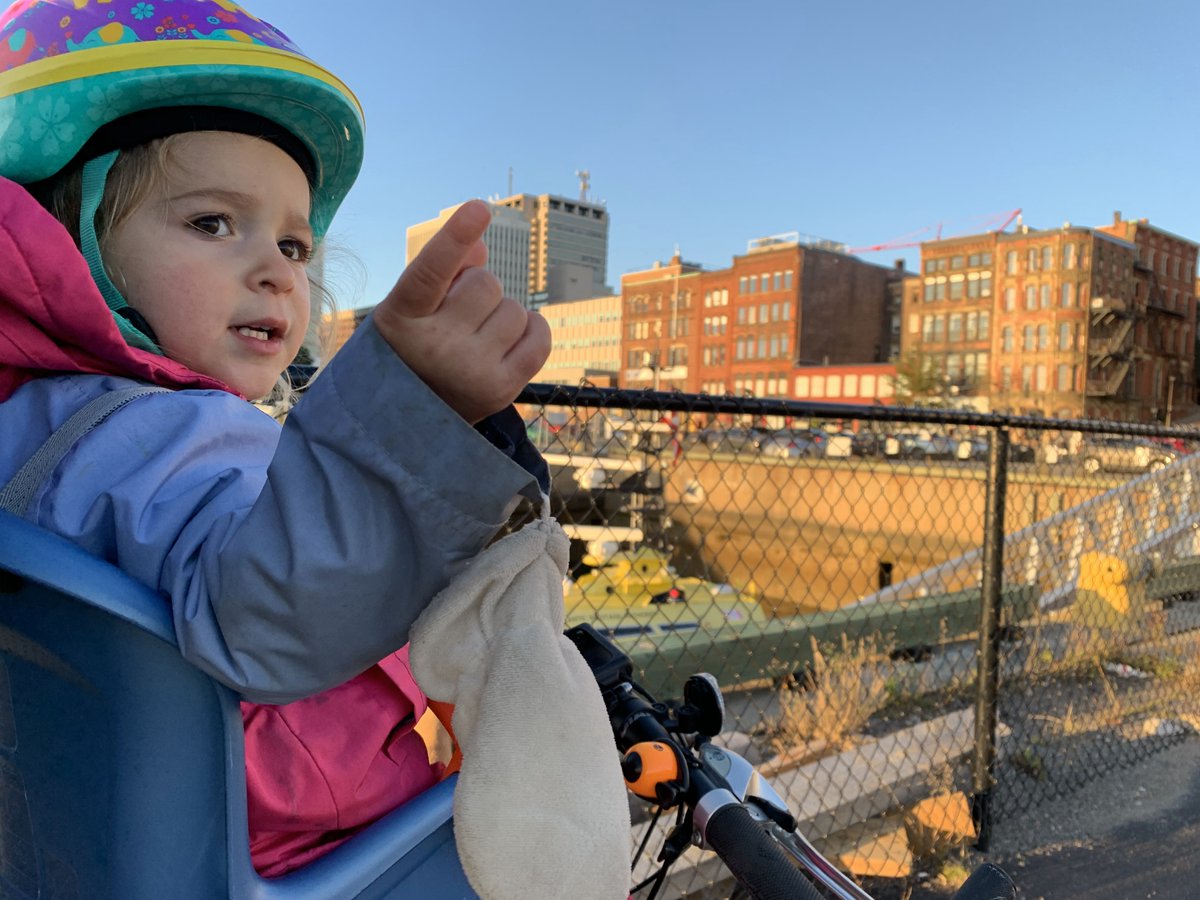 I don't bike everywhere. In fact, owning a car is a requirement for my job. But I bike and walk when I can, like picking up my daughter from daycare. It's the part of the day I look forward to the most and much more fun than looking for a parking spot (we look for boats)9/10