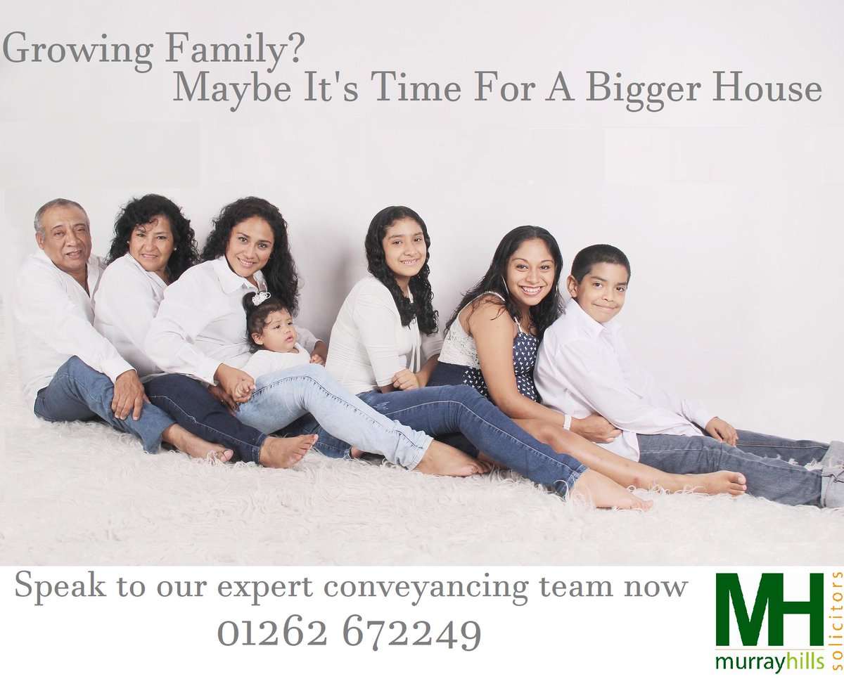 Growing family? It may be time to  move to a bigger house, or re-mortgaging to extend your existing home. Our professional &amp; approachable team are here to guide you through the legal process. Speak to us now on 01262 672249

#Bridlington #Yorkshire #NewHome #remortgage #Hull