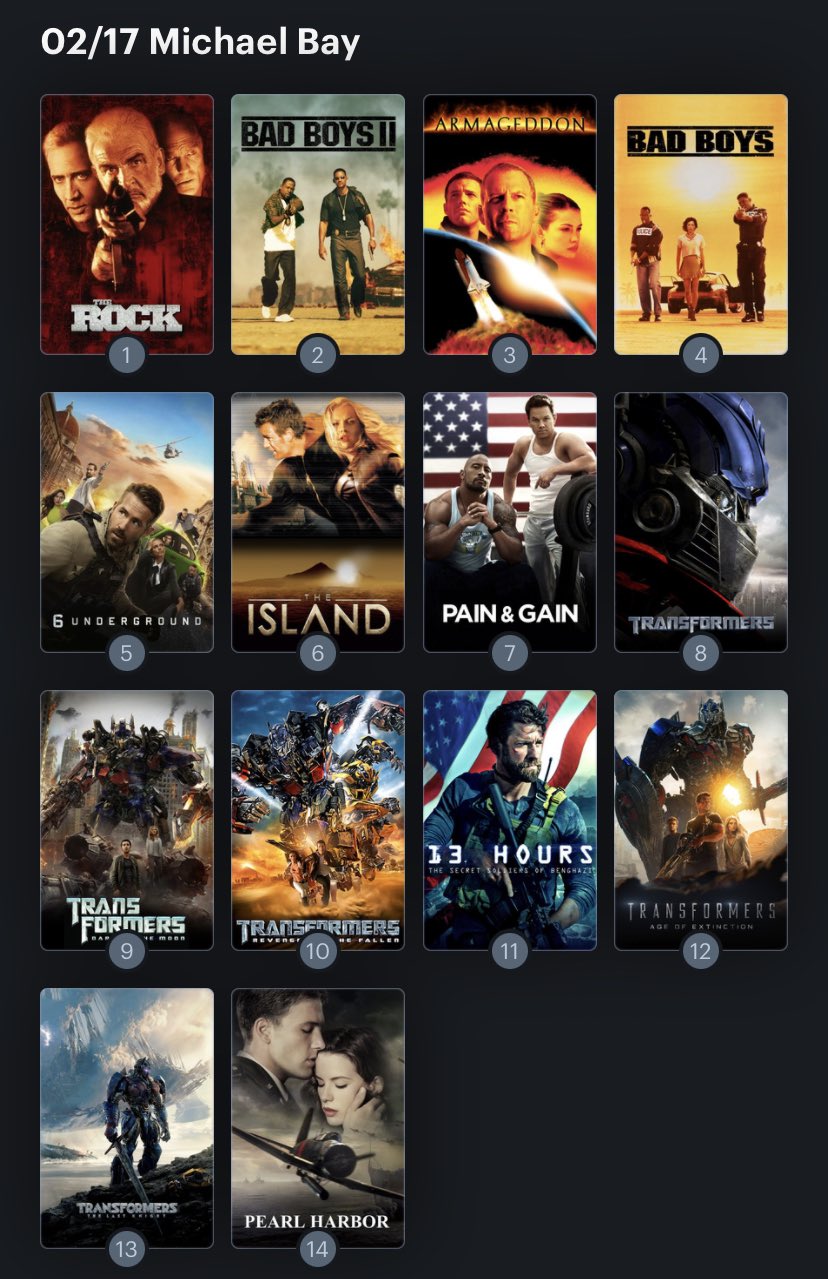 Hoy cumple años Michael Bay (56) Happy birthday Aquí mi Ranking: 