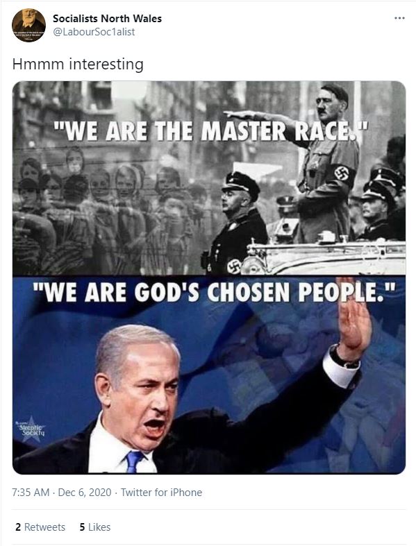 Very long thread on the "good" people who follow another Jew hate account here.Here's another Leftist account that obsessively posts anti-Jewish racism.Neo-Nazi grade stuff like this.