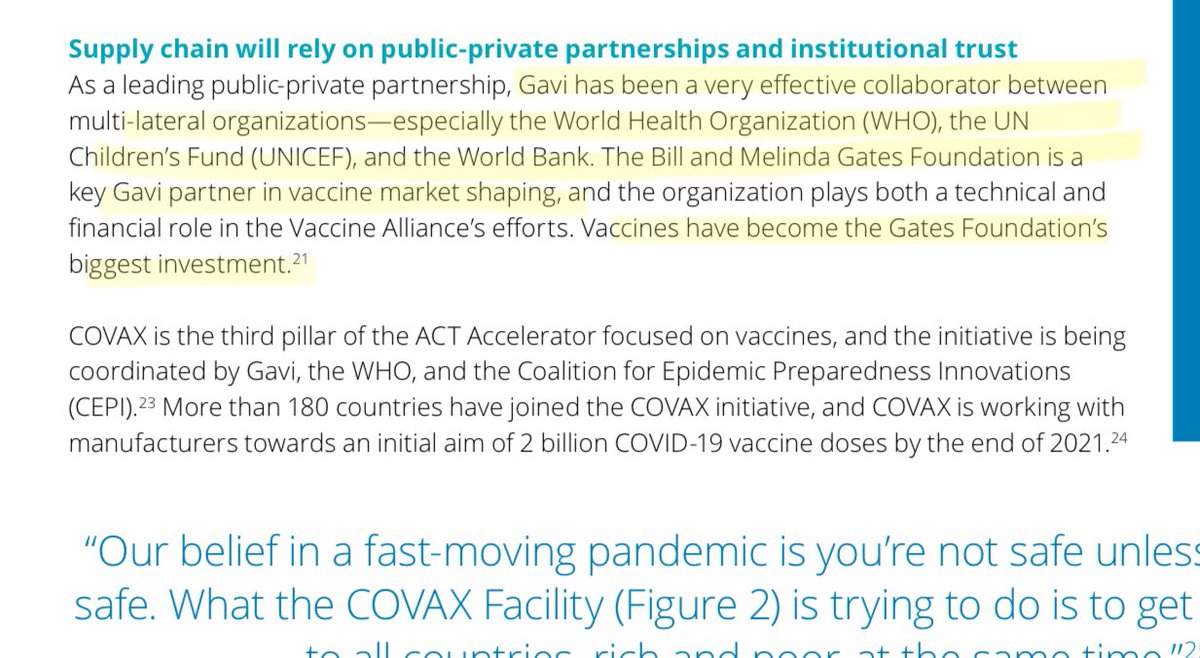 Why did Gates Foundation convince Oxford to exclusively partner with Astra Zeneca and to torpedo open-license vaccines? To be sure the vaccine supply would go through the nexus of the GAVI alliance, profit, & ease the rollout of the vaccine passport system  https://www2.deloitte.com/content/dam/Deloitte/global/Documents/Life-Sciences-Health-Care/gx-lshc-future-of-trust.pdf