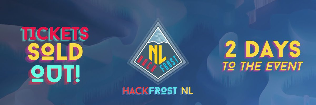 hackfrostnl's tweet photo. Officially SOLD OUT!! This turnout totally exceeded all expectations for us all here at Hack Frost NL, we can't wait to see you all this Friday! 😀
For more information about our upcoming workshops, hop over to our Hopin page! https://t.co/aOxldekWkB
#hackfrostnl https://t.co/L6KrPa4IAS