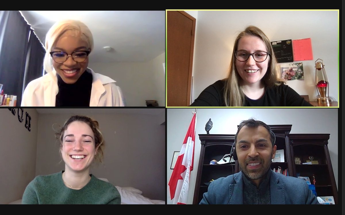 COVID-19 has significantly impacted students' lives. I am pleased to have met with <a href="/marwantabbaraMP/">Marwan Tabbara MP 2015-2021</a> to discuss the impacts of COVID-19 on the quality of education, post-graduate employment, and mental health. #LobbyWeek21 #JustRecoveryforStudents <a href="/cusaonline/">Carleton University Students' Association (CUSA)</a> <a href="/CFSFCEE/">CFS-FCÉÉ</a>