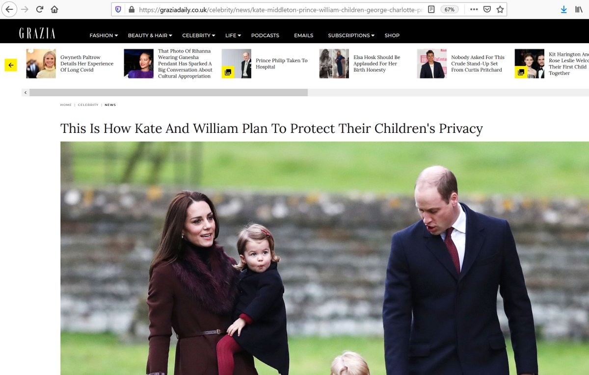 Exhibit 39:  #PrivacyGateAny parent in the public eye would understandably want to keep their kids out of the gaze of the paparazzi. Yet look at how differently the two royal couples are treated for it.