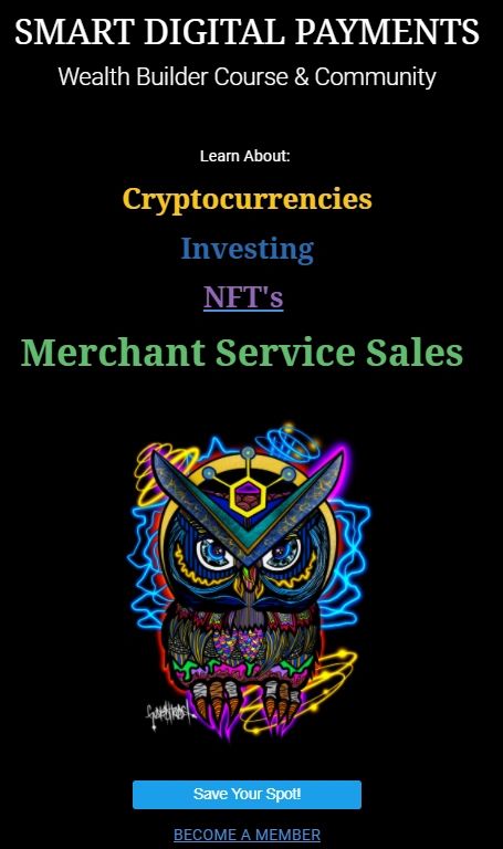 CryptoQuandary's tweet photo. Learn more about Smart Digital Payments and how you can educate yourself while profiting!
>> https://t.co/lufWjYbj84
#SmartDigitalPayments #MikeSmart #bitcoin #ethereum #trading #wealthbuilder #trending #educate #learnwhileyourearn
ππ°ππ
@system_payment https://t.co/S2gTXh4AsH