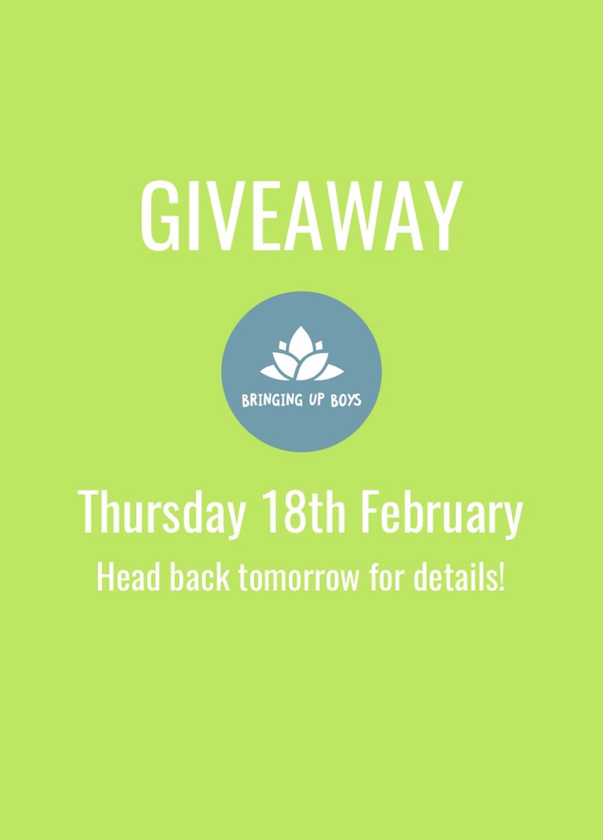 bringingupboys9's tweet photo. If you have boys aged 9+ then head over to Bringing Up Boys on Instagram or Facebook for a fantastic giveaway that launches tomorrow. 

Details will be posted tomorrow morning. 

#Giveaway #bringingupboys #mumofboys #mumblogger #mumlife https://t.co/I8Hs5MWiNr