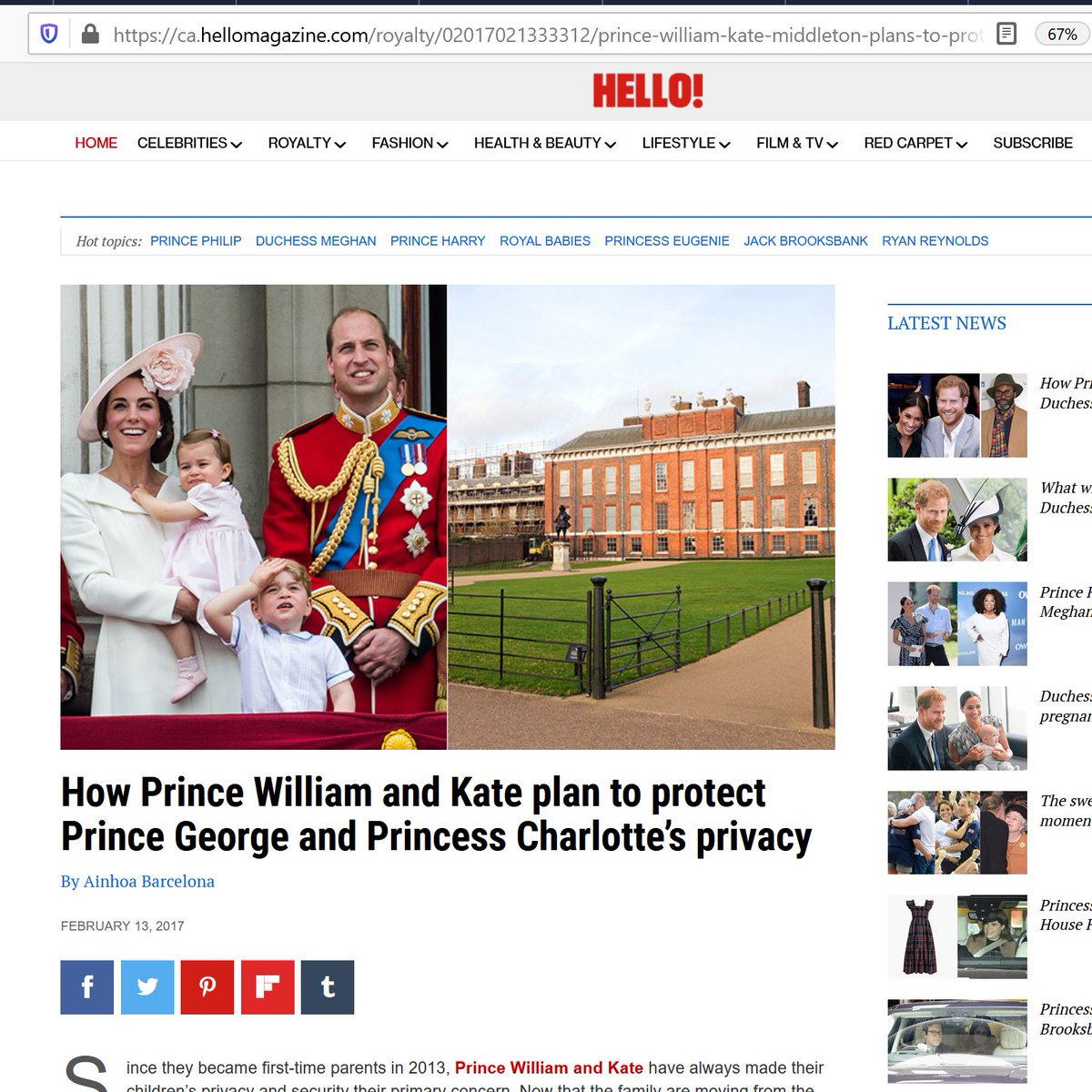 Exhibit 39:  #PrivacyGateAny parent in the public eye would understandably want to keep their kids out of the gaze of the paparazzi. Yet look at how differently the two royal couples are treated for it.