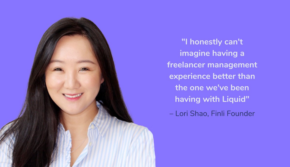 TeamGoLiquid's tweet photo. Working with Liquid, Finli has made #freelancer and #contractor management easy while saving time and money. Learn how 👉 https://t.co/WfW163EmBC
#liquidworkforce #futureofwork https://t.co/BcFnWZuYE1