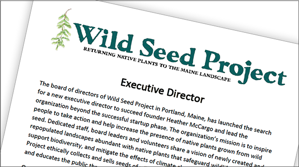Have you seen the news? Thanks to the support of its members and donors, Wild Seed Project is growing — and hiring! Learn about our search for a full-time executive director, and share with anyone you know who might be a good candidate. bit.ly/wsp-executive-…