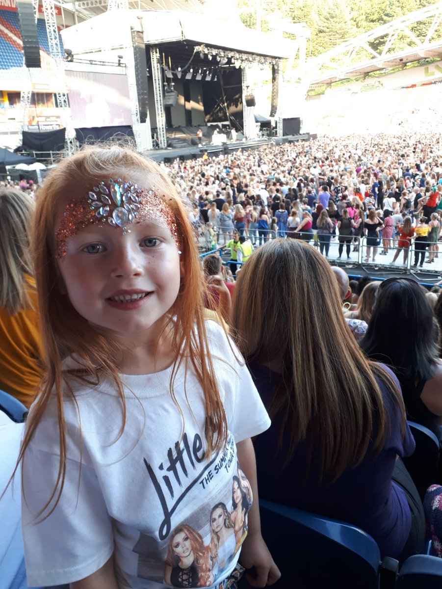 StephSpence87's tweet photo. @LittleMix Bringing my daughter to her first show In Huddersfield for the summer hits tour...she loved it 🥰 we’ve got our tickets for the confetti tour too, can’t wait!!! https://t.co/vh85AAtiUA