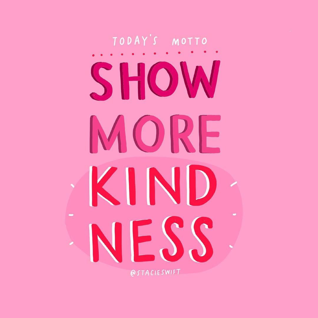 It’s cool to be KIND! 🖌by @Stacieswift . LIKE this post if you did any small or big acts of kindness today...Some ideas below #RandomActsofKindnessDay 💖 Cook for your household 💖 Check-in with a friend or family you haven’t spoken to for a while 💖 Write a positive review