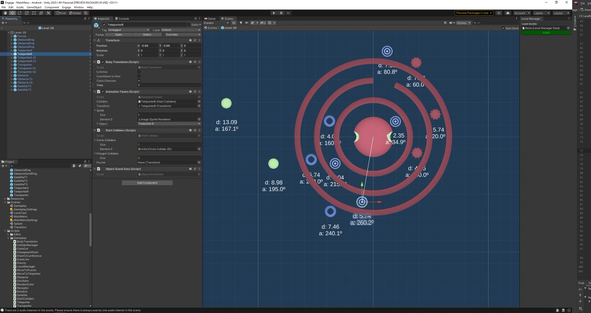 FisiGame's tweet photo. No, it's not the solar system, it's an advanced level in #Insphere... ready to play? #GameDev https://t.co/GlplSFR1N1