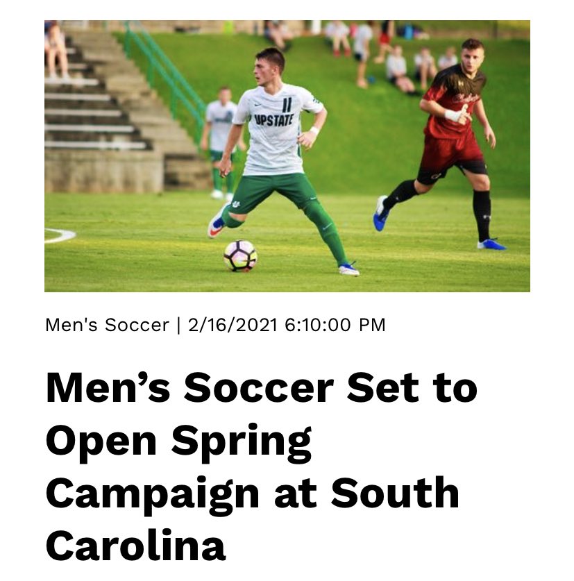 marcmonells's tweet photo. Sort i encerts @PolMonells en la nova temporada NCAA D1 ⚽️ i en la graduació 🎓 a la primavera

Good luck @UpstateMSoccer vs @GamecockMSoccer
🇺🇸 South Carolina

#JoinUp #GameDay #GoPol 

https://t.co/CSnMK2ACIX https://t.co/R9vYX8cfQt