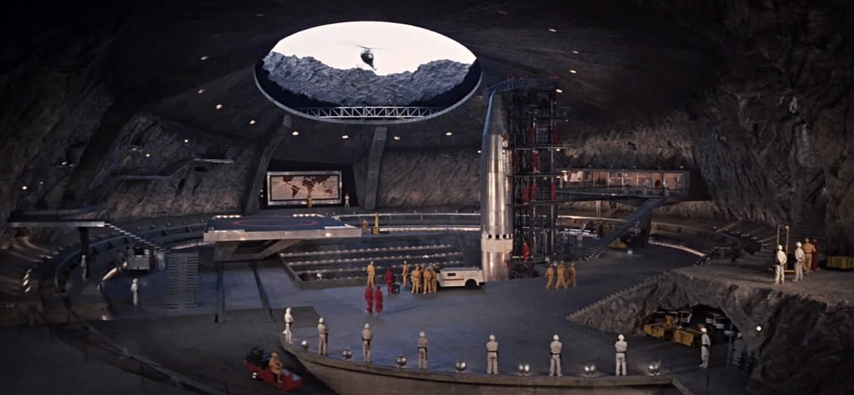 9) THE SETSNormally, I prefer real locations, but some of these sets are remarkable. Bravo, Ken Adam.