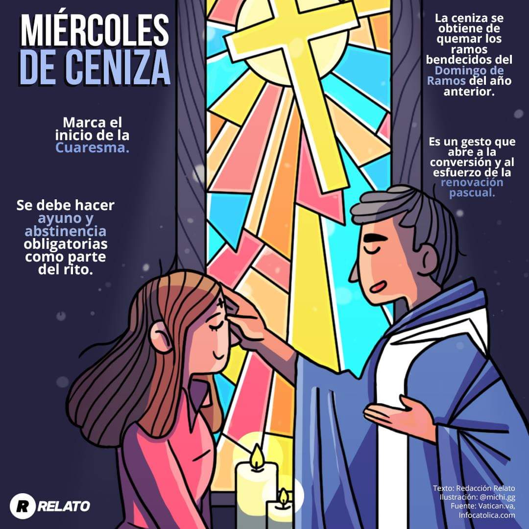 relato_gt's tweet photo. Este miércoles se marca el inicio de la cuaresma, los ayunos y las abstinencias como preparación a las pascuas. Entérate de los detalles de este festejo en Relato. #Relatoon #MiércolesdeCeniza #Tradiciones https://t.co/HYSQRNuyWA