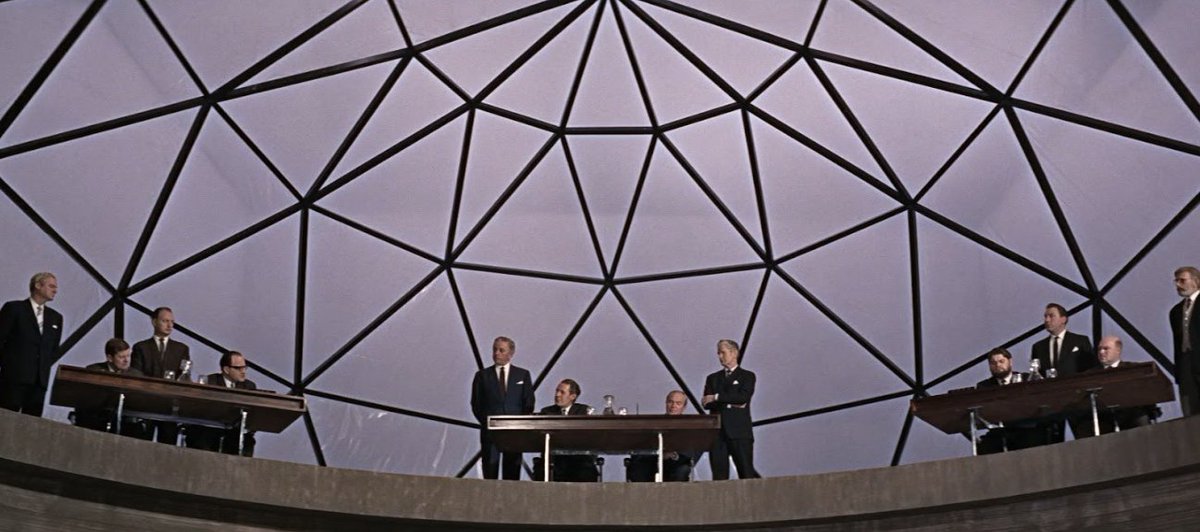 9) THE SETSNormally, I prefer real locations, but some of these sets are remarkable. Bravo, Ken Adam.