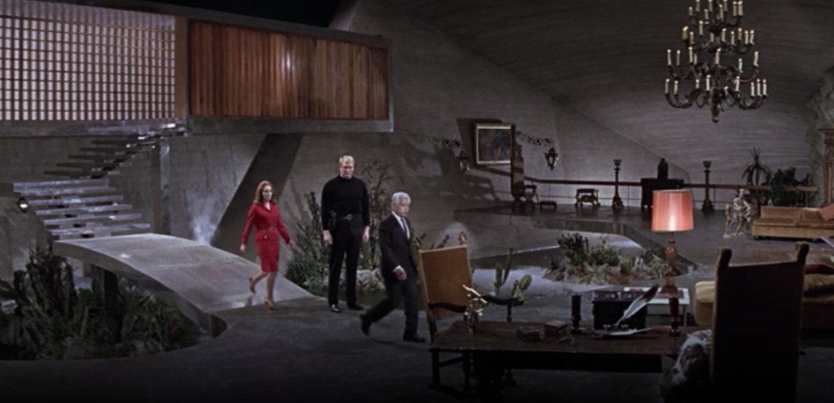 9) THE SETSNormally, I prefer real locations, but some of these sets are remarkable. Bravo, Ken Adam.