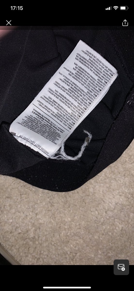 DanielColer's tweet photo. @verynetwork fancy buying your wife some Nike pro leggings for her birthday which cost £38.99 and receiving frayed, bobbled and tagless used leggings that smell like washing powder and not receiving a reply to my email. Any chance of a reply? https://t.co/y2HgVYOJy6