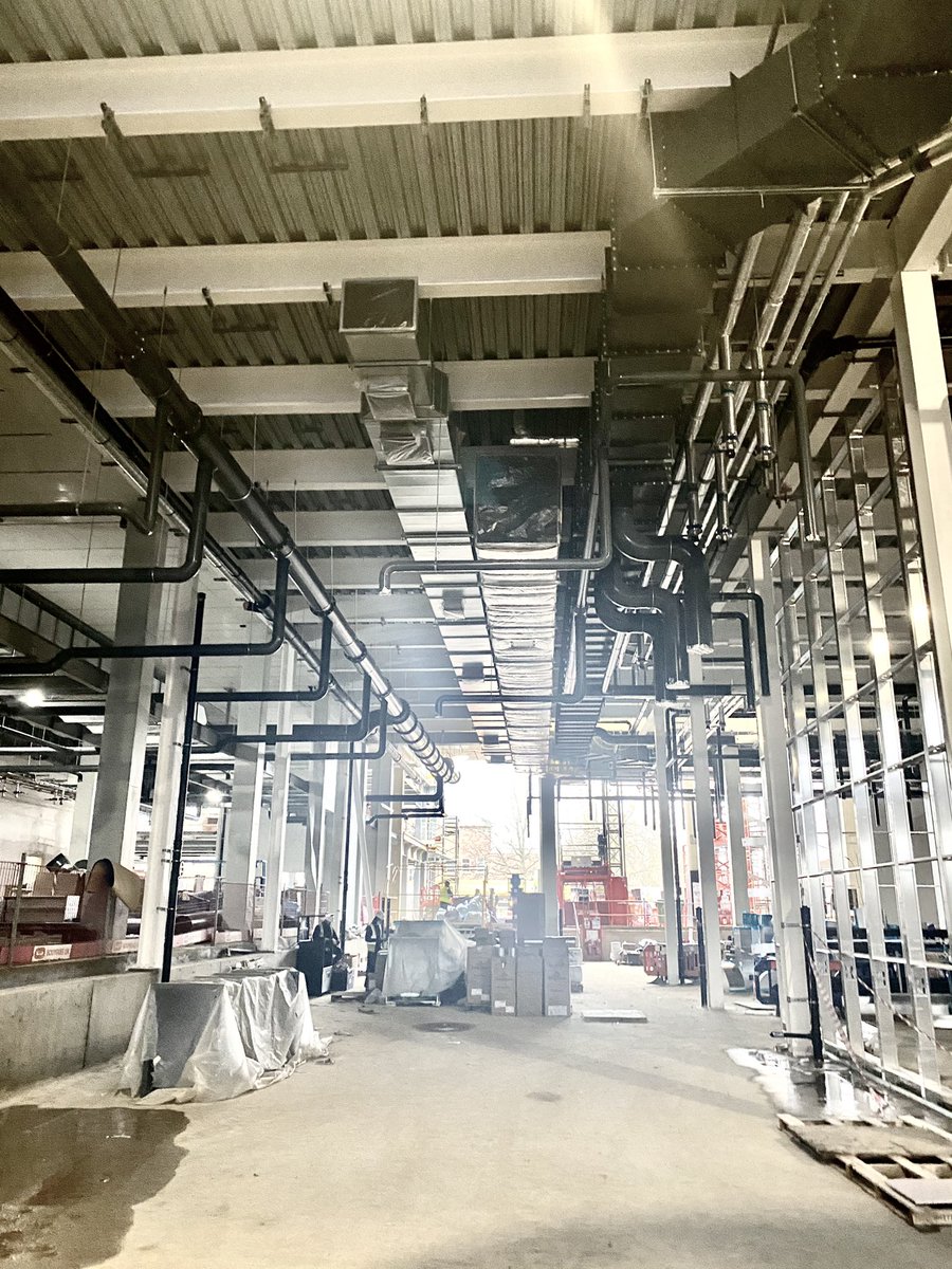 AxisDuctwork's tweet photo. Galvanised &amp; UVPC ductwork installation at our Cavendish 3/Ray Dolby Centre project @Cambridge_Uni @BouyguesUK @Bouygues_C @CambridgeUP https://t.co/yZ6Zgyrj57