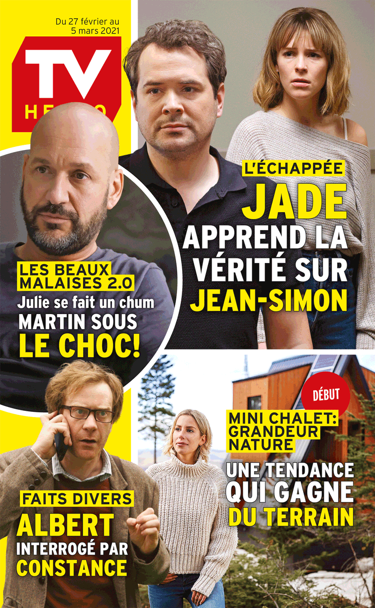 TVHebdo's tweet photo. Couverture du 27 février au 5 mars 2021. https://t.co/Wg0B9baEAz