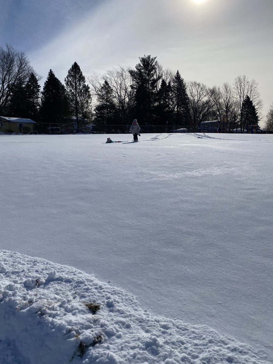 CEBrianAdams's tweet photo. The kids love all this snow!  Recess was a blast today. https://t.co/dt7vPQbH0O