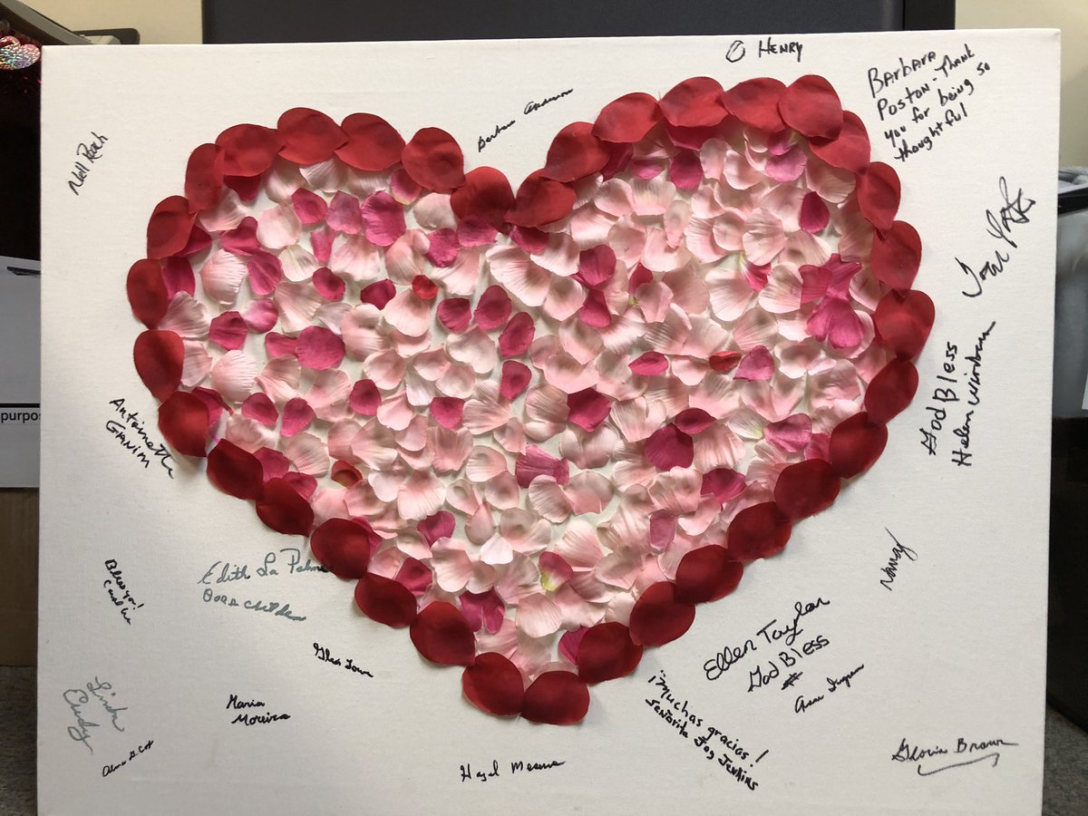 TKAFlorence's tweet photo. Our 4th, 5th and 6th graders sent over 80 V-day cards to folks at The Carolinian retirement home. Turns out they love us just as much!! https://t.co/QVkOzhN3M7