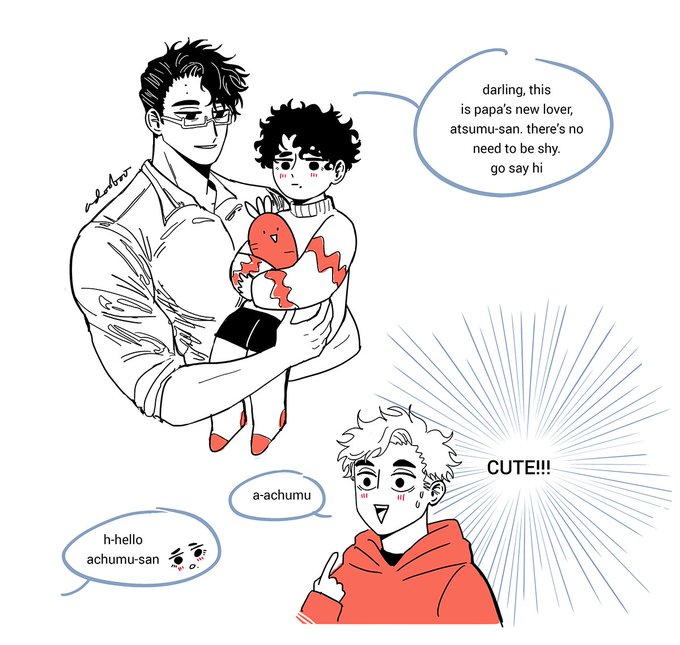 single dad sakusa MWAH ???
#sakuatsu https://t.co/2uJeEcqt2h 