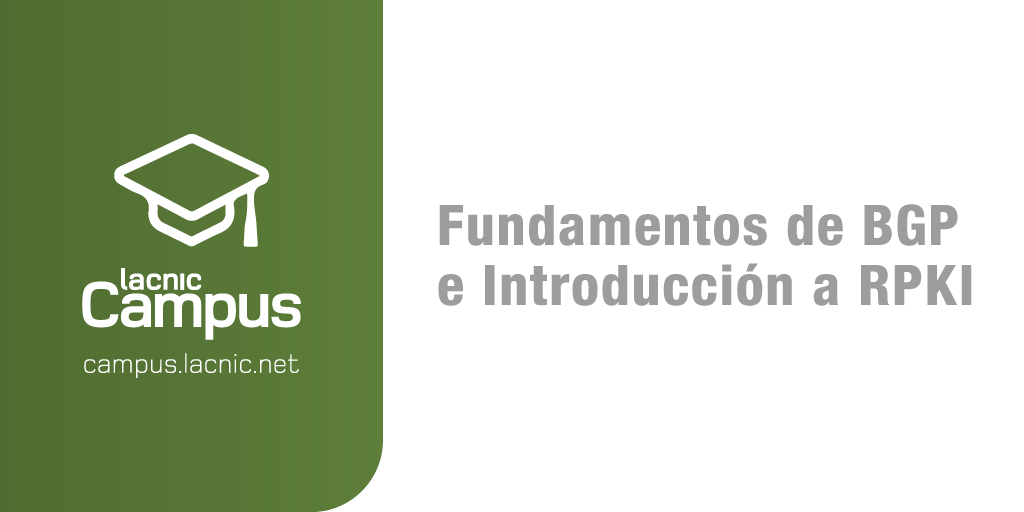 lacnic's tweet photo. Continúan abiertas las inscripciones para el curso de #BGP y #RPKI del #CampusLACNIC https://t.co/jz3T5ccGX9 ¡Echa un vistazo a los contenidos del curso y regístrate para participar! https://t.co/cjUFcjJ4bj