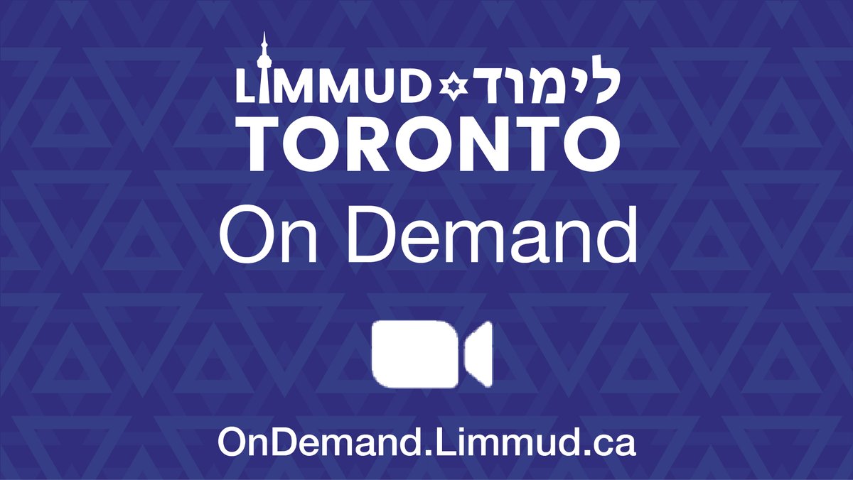 limmudTO's tweet image. We launched Limmud on Demand. A subscription-based all-access pass for six months to over 40 sessions from #LimmudTO 2020. Subscribe now at ondemand.Limmud.ca 
#jewishlearning #jewishtoronto