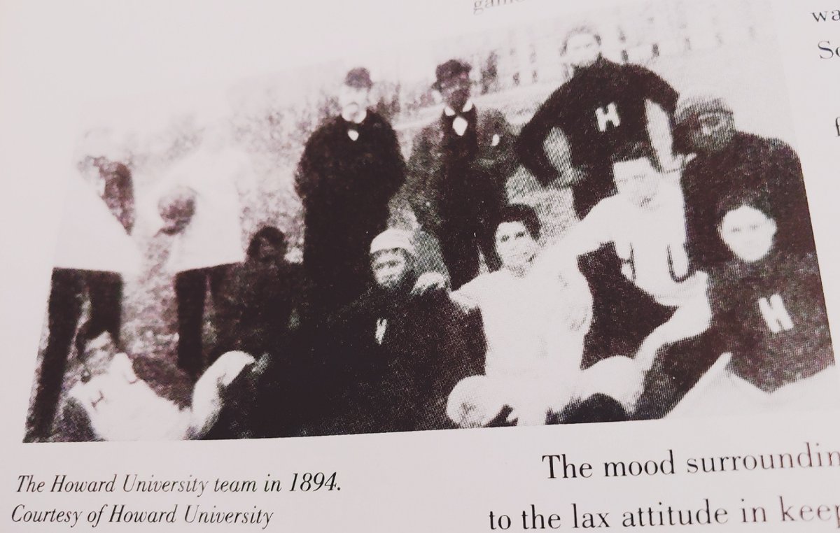  #BlackFootballHistoryMonth Continued-Robinson, Tackles-Charles H. Shute and William Haig, Guards-C.E. Rayford and L.B. Ellerson, Center-Hawkins, Quarterback-G.E. Ceasar, Halfbacks-W.W. Morrow and Mebane, Fullback William L. Metz, note often only last names were recorded. The-