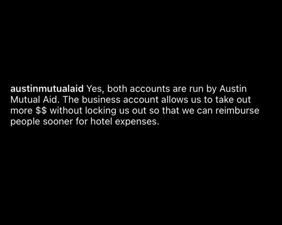 On Venmo @ austinmutualaidhotels - this goes to get people who need shelter into hotels and volunteers are picking people up - driving them, etc. 3/