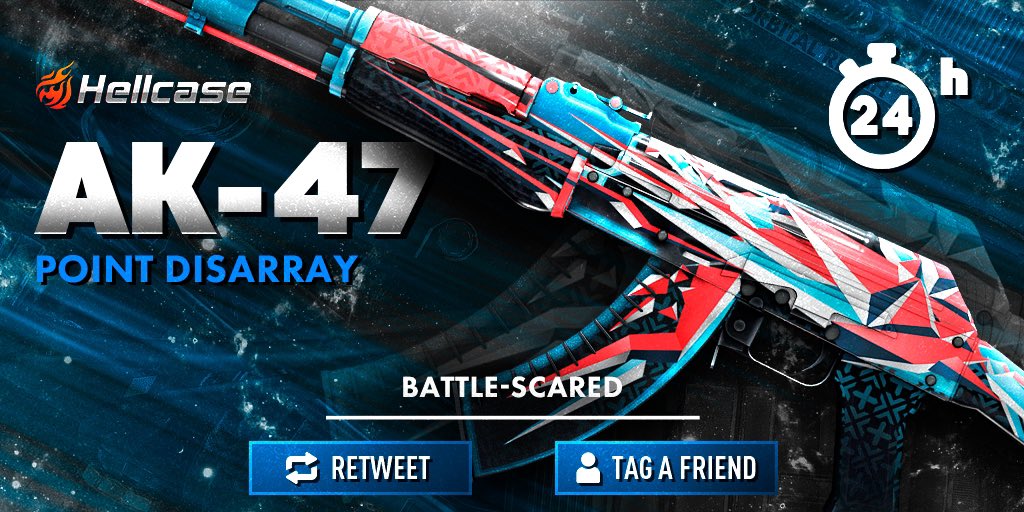 hellcase's tweet photo. 👇Tag The Best Friend &amp; Like
🚀 Follow us
🔥 Retweet this post
😎 The last winner was @N_TonioloBrunin 

#hellcase #csgo #csgoskin #csgoskins #csgoskinsgiveaway #csgocases #csgocase #hellcasegiveaway #csgoskinsfree #csgoskinsgiveaway https://t.co/nj3gbLQUfO
