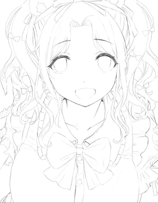 ひなな描いてます。 