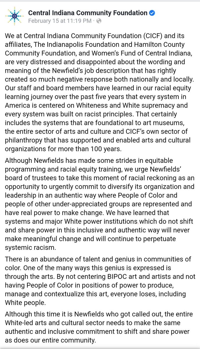 .<a href="/CICFoundation/">CICF</a> 

m.facebook.com/CentralIndiana…