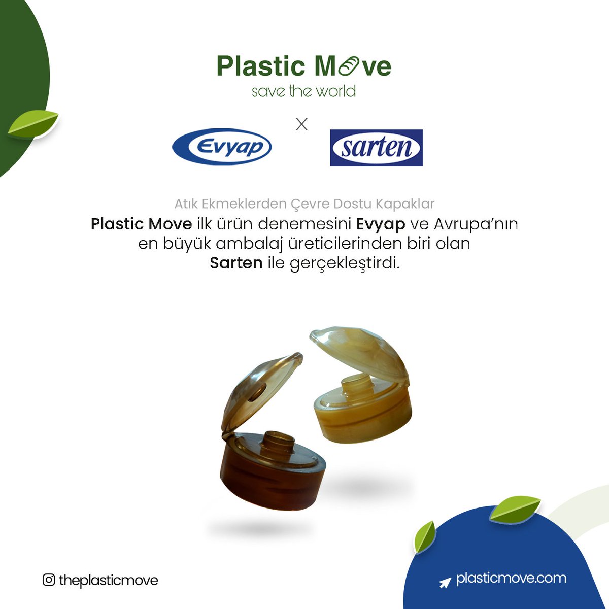 plasticmove's tweet photo. İlk ürün denememizi Evyap ve Avrupa’nın en büyük plastik ambalaj üreticilerinden biri olan Sarten işbirliğinde gerçekleştirdiğimizi duyurmaktan gurur duyuyoruz! 🎉Plastic Move plastik sektörüne gelecek vaat ederken dünyaya geleceği vaat eder. Umut dolu geleceğimize! 💚 https://t.co/uLAD3FnwBO