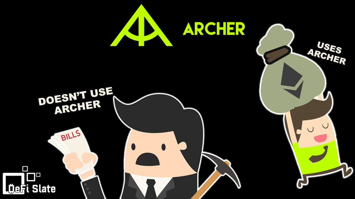The Need For ETH Revenue Miners got bills to pay, and can’t rely on a smooth block reward schedule as they can with Bitcoin. Archer helps miners, the “guardians” of the network, have a little bit more consistent revenue. But How?
