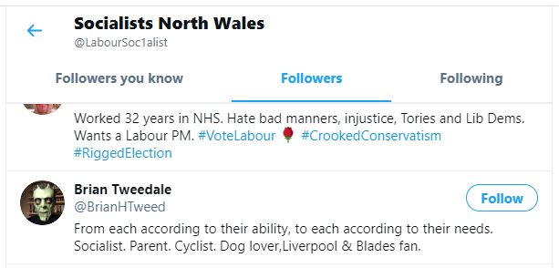 Next up - back to academia -is former  @sheffhallamuni Head of Dept (till a year or so ago)  @BrianHTweedBrian is very "active" in the fields of both  @UKLabour and Jew hate.So, his reasons for following this account are a mystery to me.