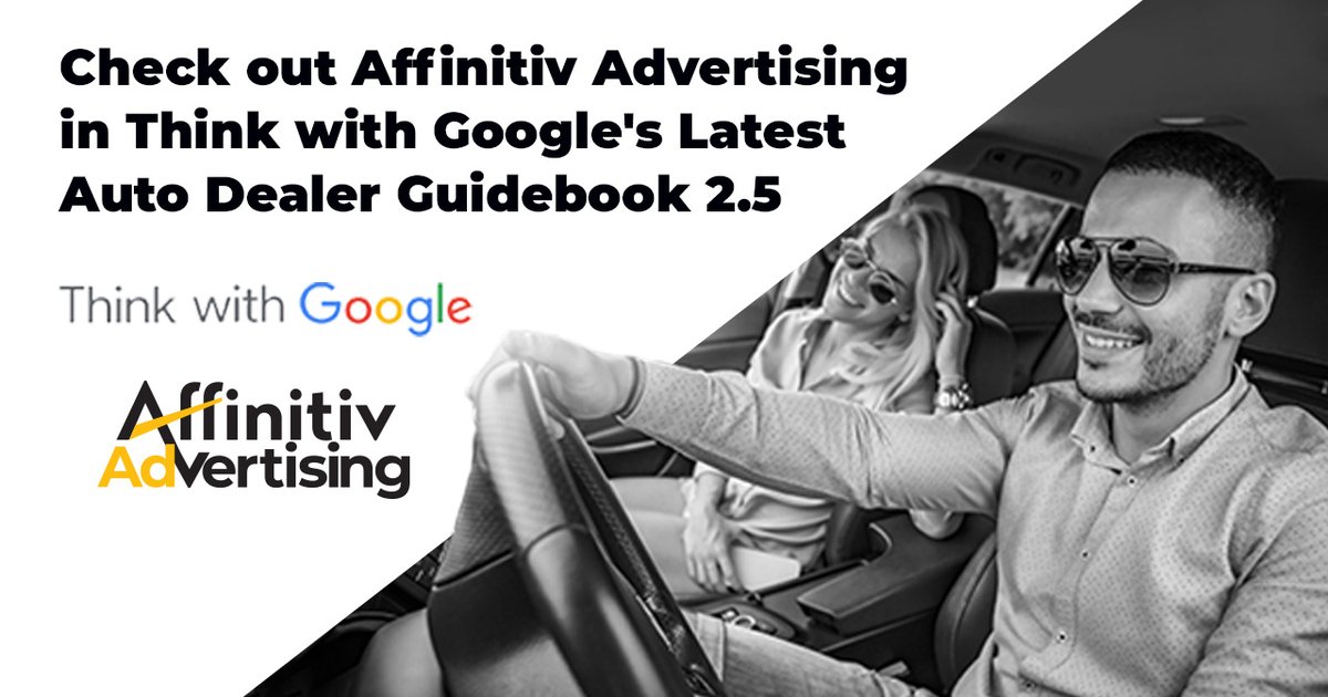 affinitiv_mktg's tweet photo. Explore #Affinitiv case studies inside @ThinkwithGoogle's Auto Dealer Guidebook 2.5 and learn more about how #dealerships can drive success on @Google: https://t.co/m5a7b81V3r #ThinkwithGoogle #OneAffinitiv #Google #digitaladvertising https://t.co/pV7rdzqCzb