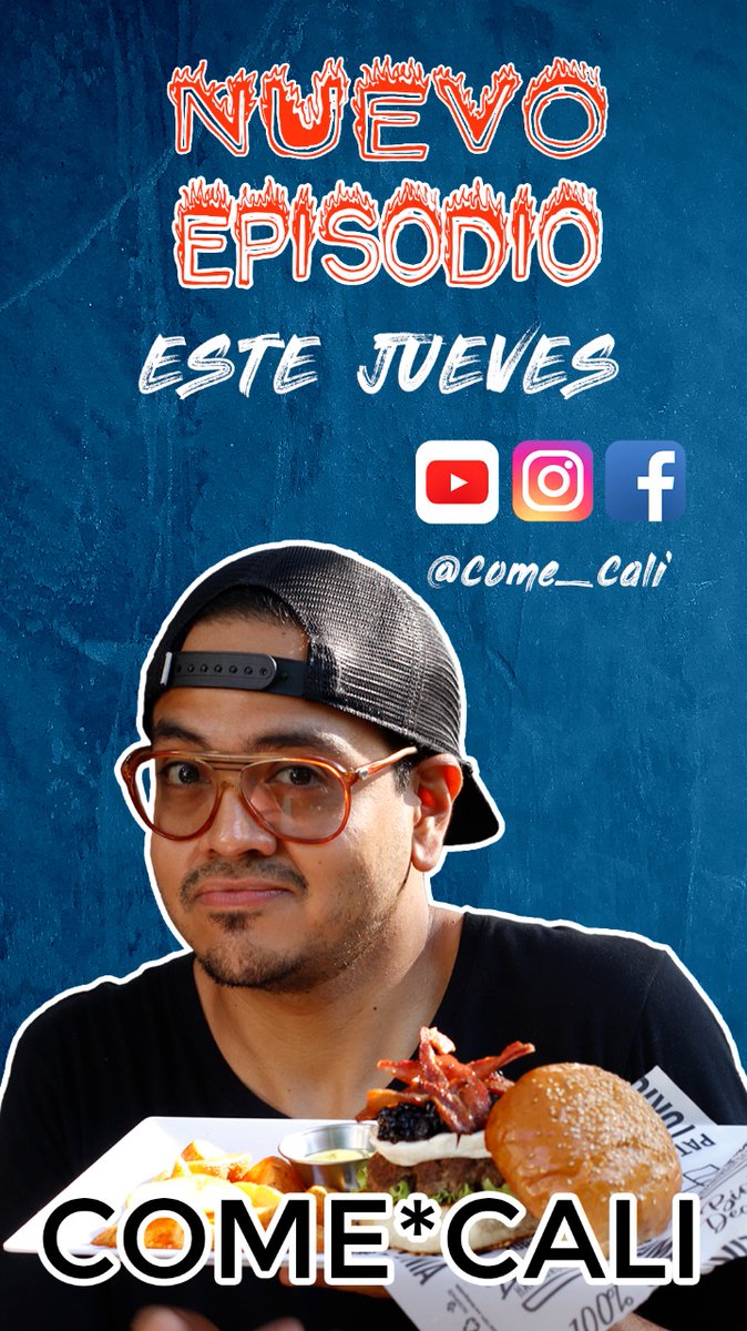 heinarortizc's tweet photo. Hola hola, amigxs. Paso a invitarlos a que estén pendientes porque mañana jueves se viene un nuevo episodio de #ComeCali, en este viaje por las nuevas cocinas de #Cali y el #ValleDelCauca. Spoiler alert: los hamburgueseros van a amarlo. Les dejo mi canal: https://t.co/Ci8dHZfcQj https://t.co/G1QreytERG