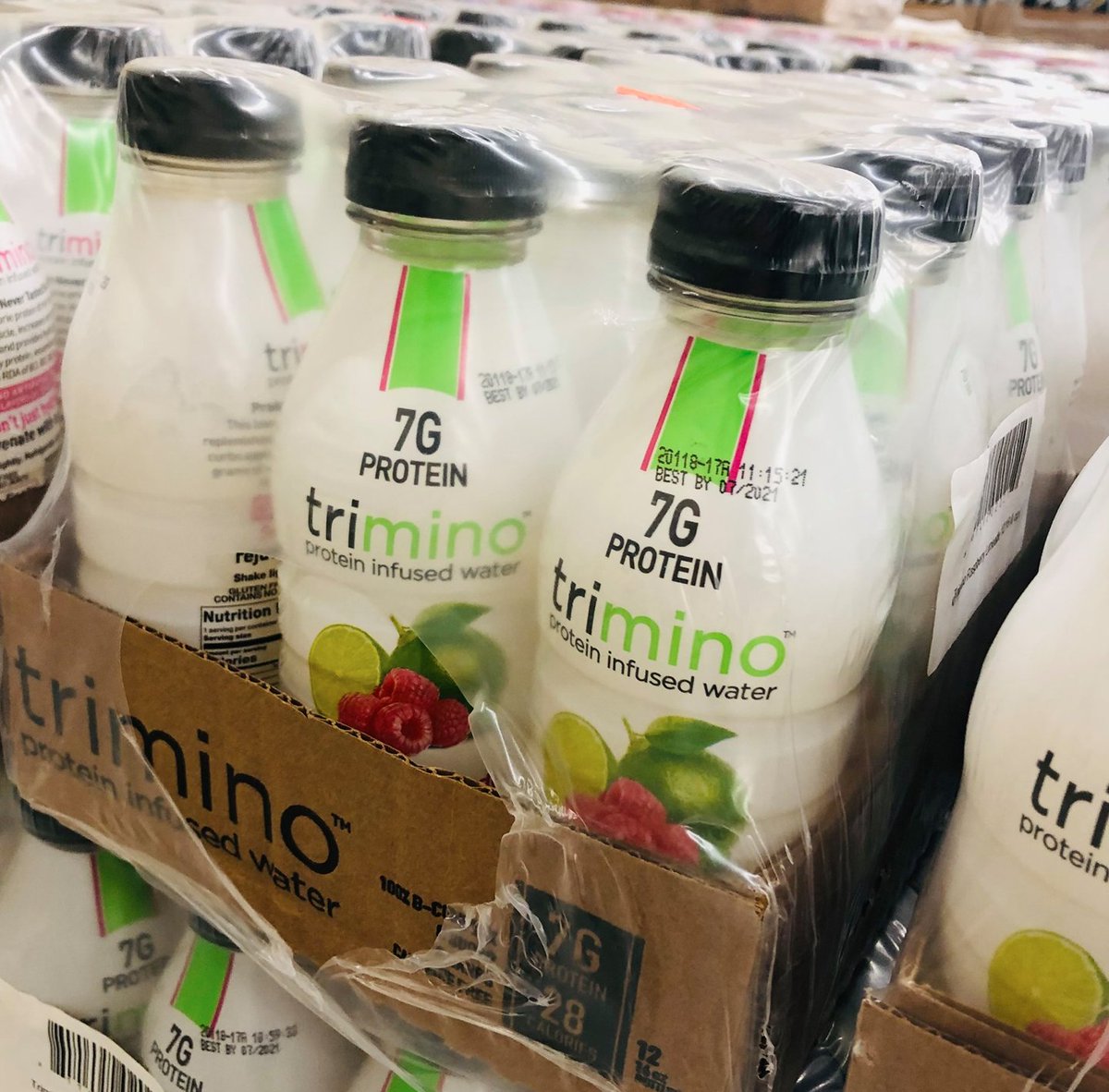 AWO_Boardman's tweet photo. Trimino Protein Infused Water!
-7 grams of protein
-only 28 calories
Priced at $9.99. per case of 12-- Buy 1 Get 1 50% off! https://t.co/DIeJRJriRJ