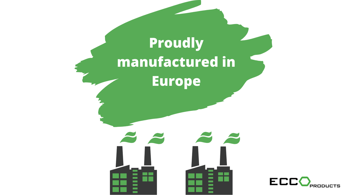 At ECCO we pride ourselves on offering a superior range of products, a lot of our competitors produce further afield, however we like to keep a closer eye on things by manufacturing in Belgium &amp; France.
Are you conscious of where your products are sourced from? Let us know!
