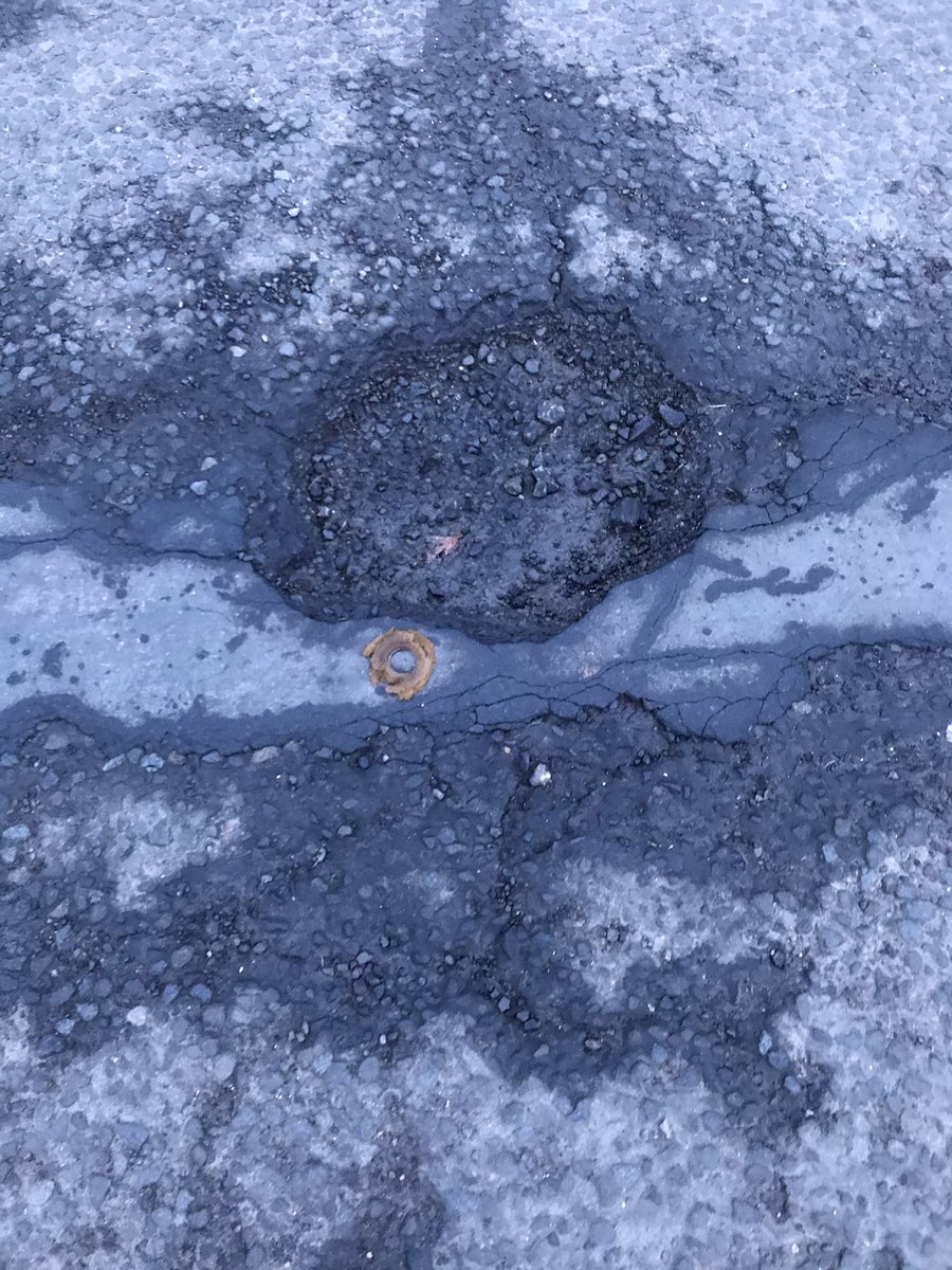 spaolozzi1874's tweet photo. It might sound tragic to some but here goes!

Absolutely sick of the state of the roads in Edinburgh. They are third world.

I’ve, yet again, got a damaged tyre/alloy and having to get it repaired on my own back because @Edinburgh_CC are unable to maintain them properly. https://t.co/xijGBXn4vY