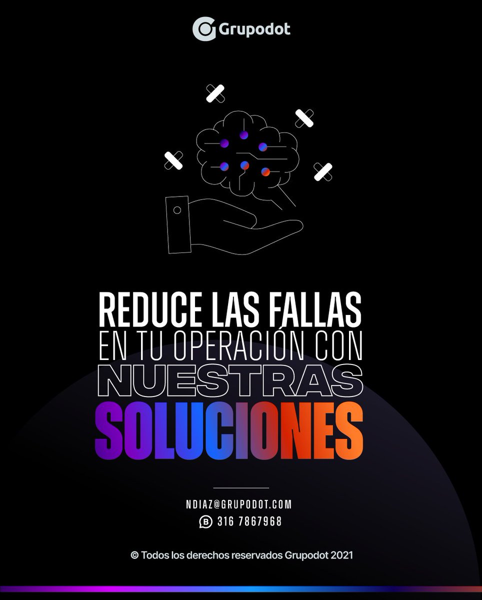 grupodot's tweet photo. Nuestros modelos predictivos no solo anticipan los estados productivos en máquinas industriales, también son capaces de predecir transacciones fraudulentas y establecer las mejores rutas para el sector logístico.

Conoce todo lo que somos capaces de hacer: https://t.co/vPBCSa24ww https://t.co/KC2zkym5uC