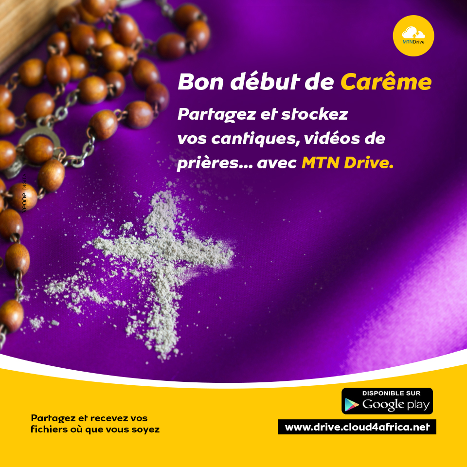 mtn_drive's tweet photo. Nous souhaitons un très bon début de Carême à tous
#MTNDrive #Drive #sauvegarde #Stockage #partage #careme https://t.co/eVJE1GZrQc